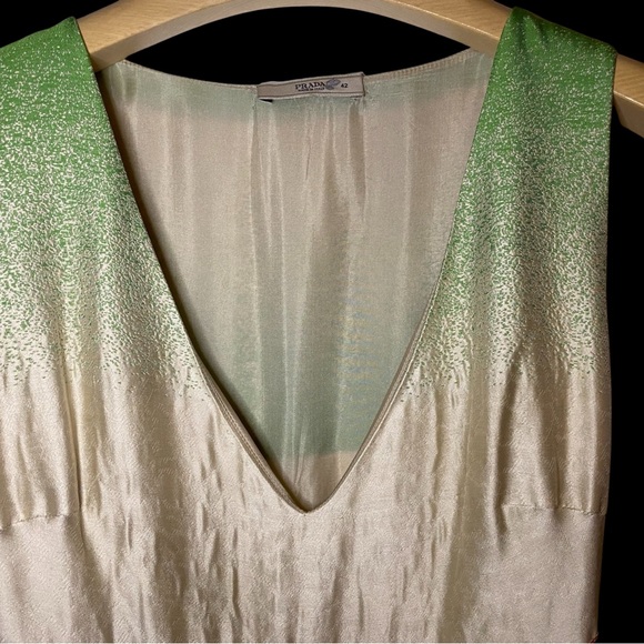 PRADA 07SS ✨ Dress | Sleeveless V Neck A-Line Women’s Size 42 (US Size 8) - Picture 3 of 12